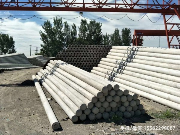 梅州190*10米非预应力水泥电线杆